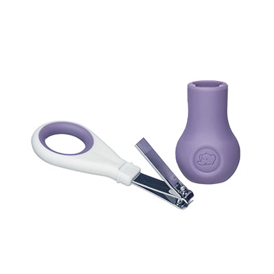 BB CONF COUPE-ONGLES ERGONOMIQUE AVEC BASE -PB   VIOLET