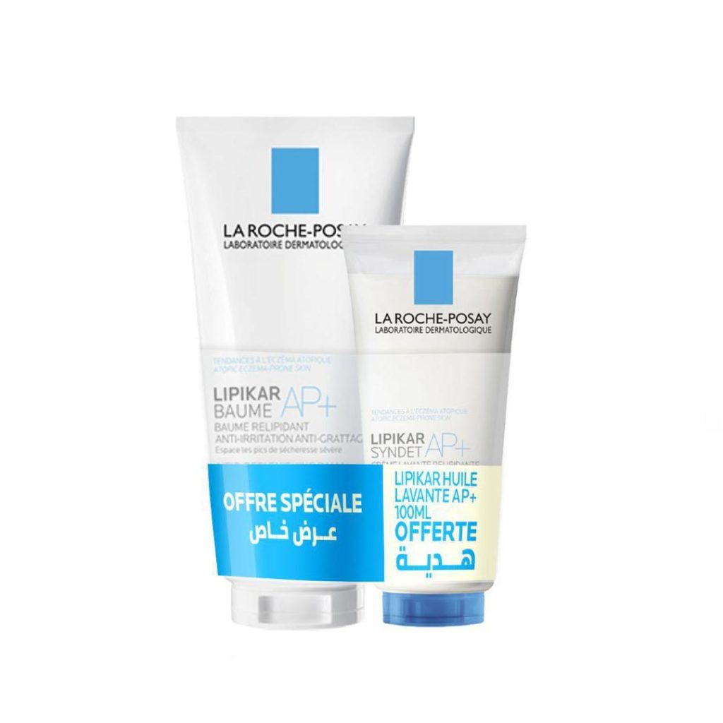 Duo La Roche-Posay Lipikar Baume AP+ et Syndet AP+